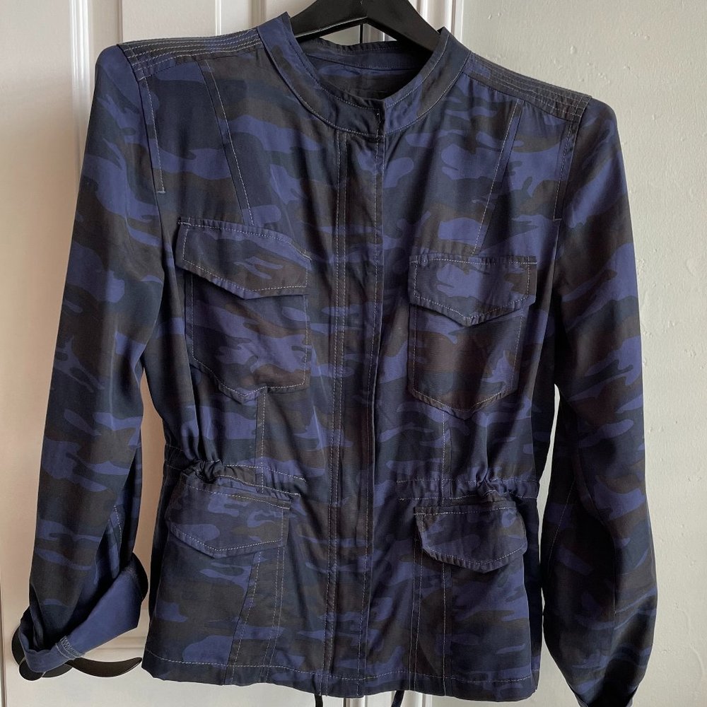 Sanctuary Dark Blue Camo Jacket